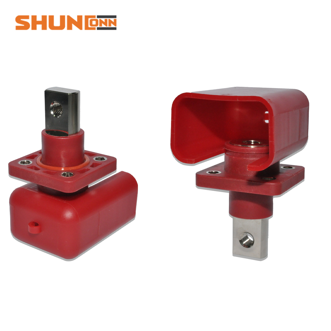 Shunconn Through-Wall Stud Terminals200AM8/M6  (with Shroud/red ）